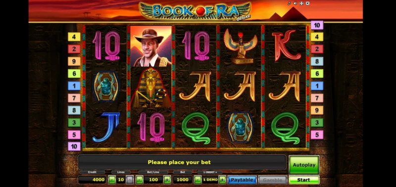 Book of Ra Deluxe slot demo